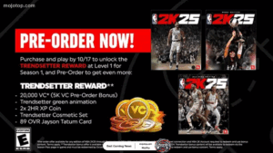 Pre-order bonus items for NBA 2K25