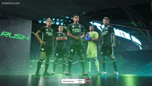 Gameplay screenshot of the new 5v5 Rush mode in EA Sports FC 25