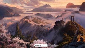 Assassin's Creed Shadows release date winter landscape in Feudal Japan