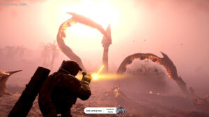 In-game action from Helldivers 2 release date update