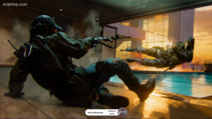 Multiplayer battle action in Call of Duty: Black Ops 6 with detailed environments