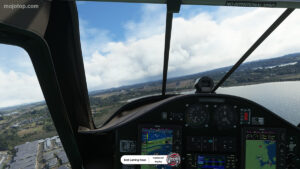 Microsoft Flight Simulator 2024 cockpit view with detailed instrument pane