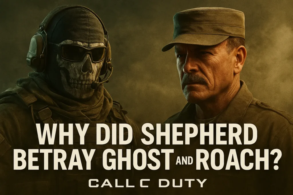 why did shepherd betray ghost and roach in mvm 2 - MojoTop