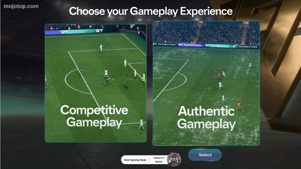 FC26 authentic vs competitive mode