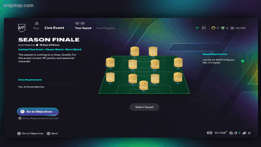 FC 26 Ultimate Team cross-play settings menu showing platform compatibility options