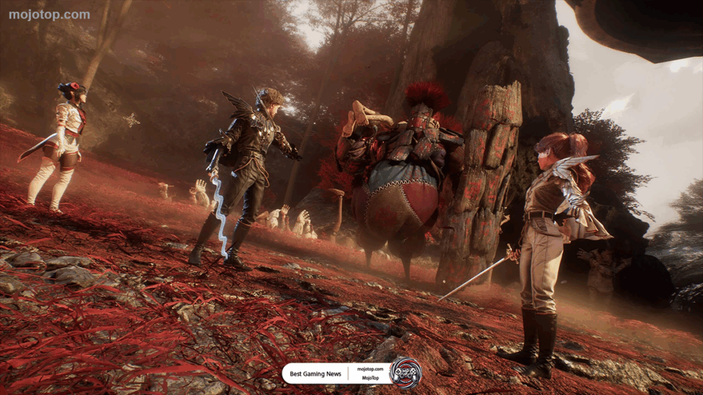Expedition 33 gameplay screenshot showing turn-based combat with real-time dodging
