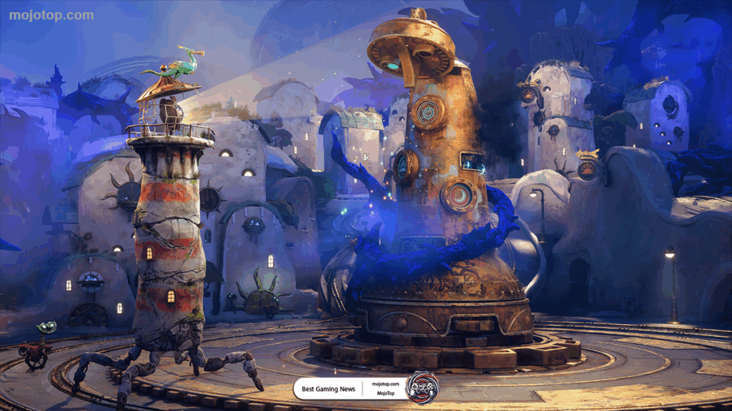 Keeper game review showing surreal lighthouse adventure