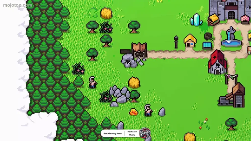 Super Fantasy Kingdom roguelite strategy battle in progress