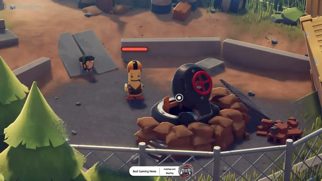 Escape from Duckov download city environment showing the dark and crazy streets of Duckov
