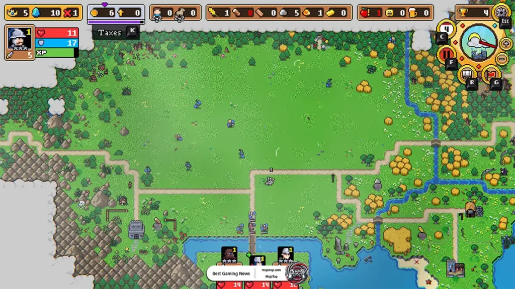 Super Fantasy Kingdom Factions Human structures upgraded for defense