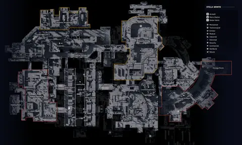 Stella Montis map lower level