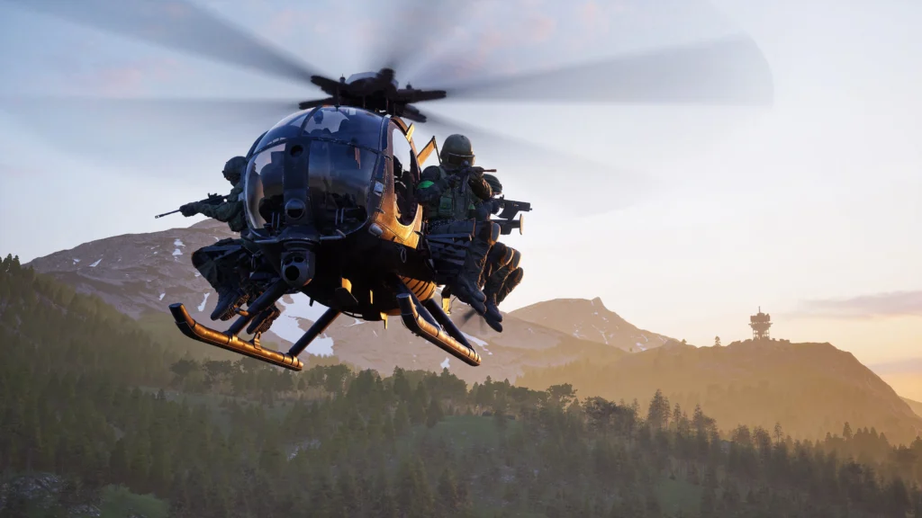 military helicopter transport